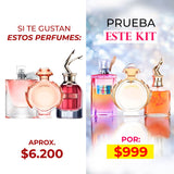 KIT 3 PERFUMES EXCLUSIVOS PARA MUJERES